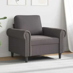 vidaXL Sofás-Sillón cuero sintético 60 cm