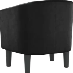 vidaXL Sillas-Sillón cuero sintético