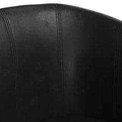 vidaXL Sillas-Sillón cuero sintético
