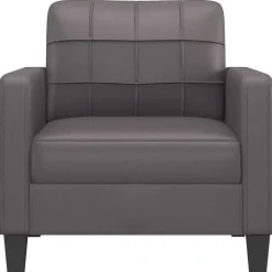 vidaXL Sofás-Sillón cuero sintético 60 cm