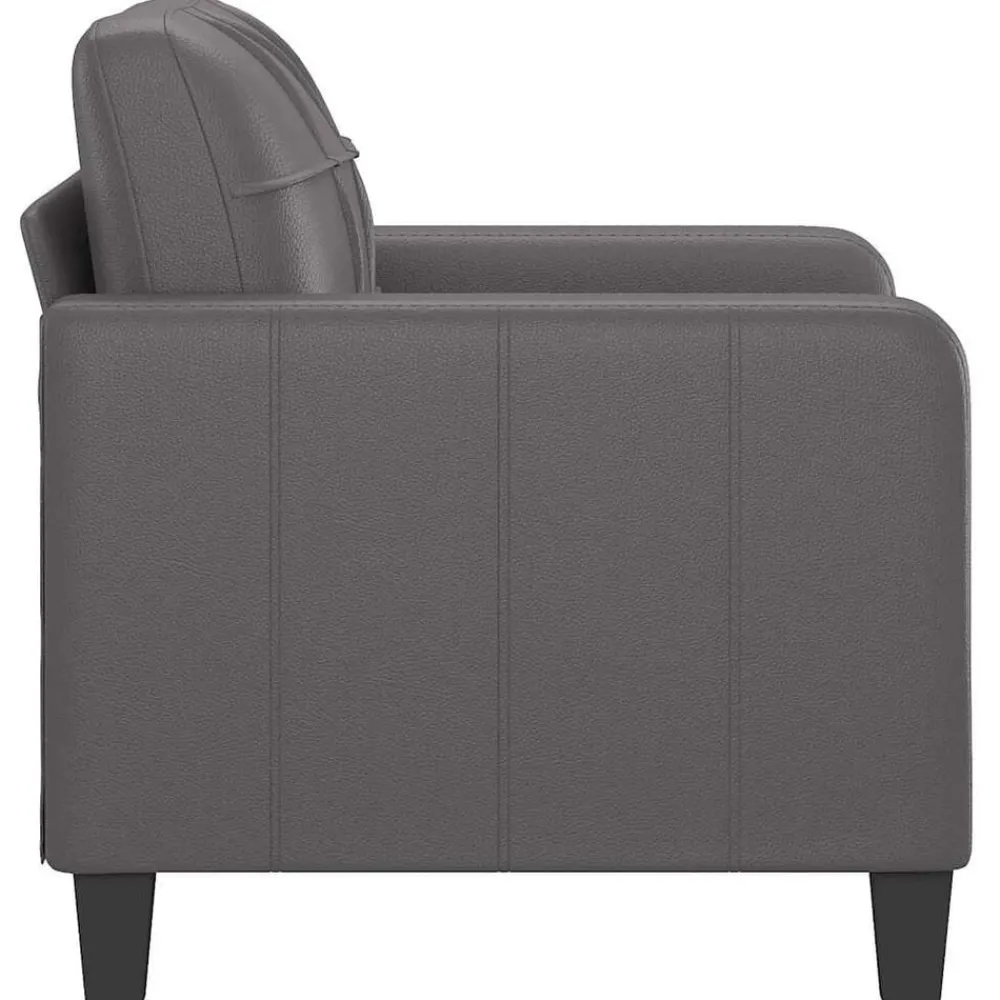 vidaXL Sofás-Sillón cuero sintético 60 cm