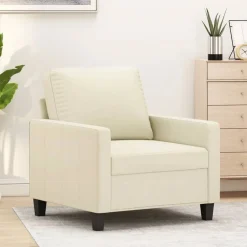 vidaXL Sofás-Sillón cuero sintético 60 cm