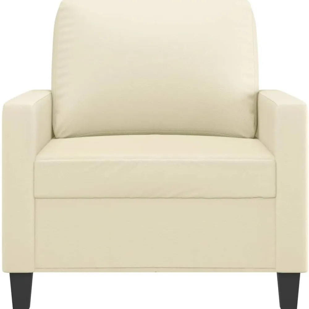 vidaXL Sofás-Sillón cuero sintético 60 cm