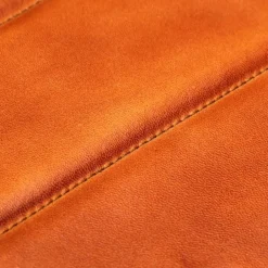 vidaXL Sillas-Sillón de cuero auténtico marrón canela