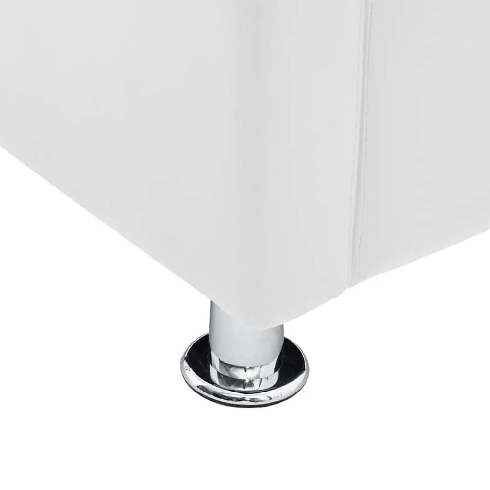 vidaXL Sillón de cuero sintético Blanco Hot