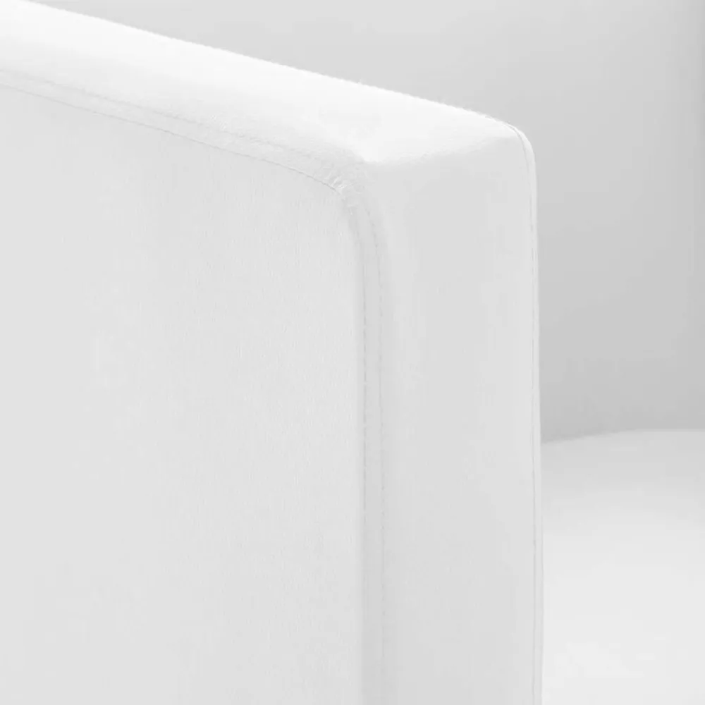vidaXL Sillón de cuero sintético Blanco Hot