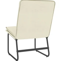 vidaXL Sillas-Sillón de cuero sintético color 54x75x76 cm