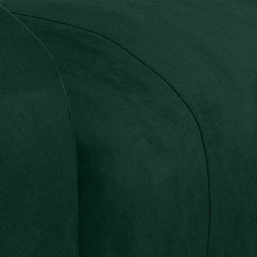 vidaXL Sillón de masaje de terciopelo Verde oscuro