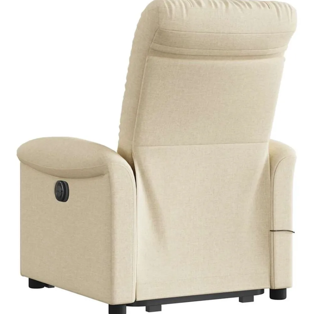 vidaXL Sillas-Sillón de masaje eléctrico reclinable elevable tela