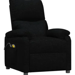 vidaXL Sillas-Sillón de masaje eléctrico tela