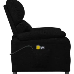 vidaXL Sillas-Sillón de masaje eléctrico tela