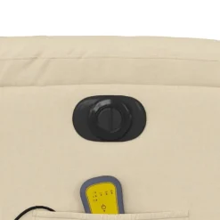 vidaXL Sillas-Sillón de masaje eléctrico reclinable elevable tela