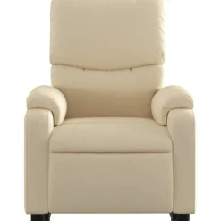vidaXL Sillas-Sillón de masaje eléctrico reclinable elevable tela
