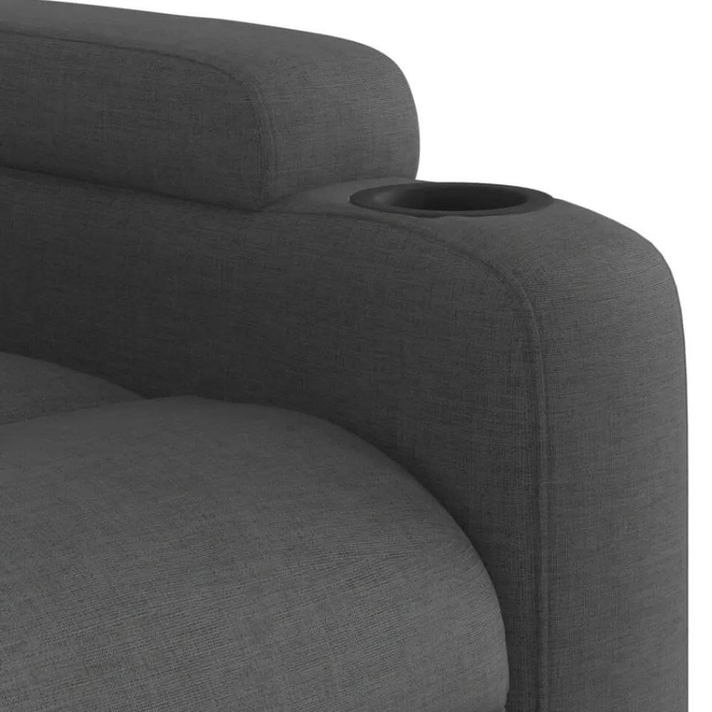 vidaXL Sillas-Sillón de masaje eléctrico reclinable elevable tela