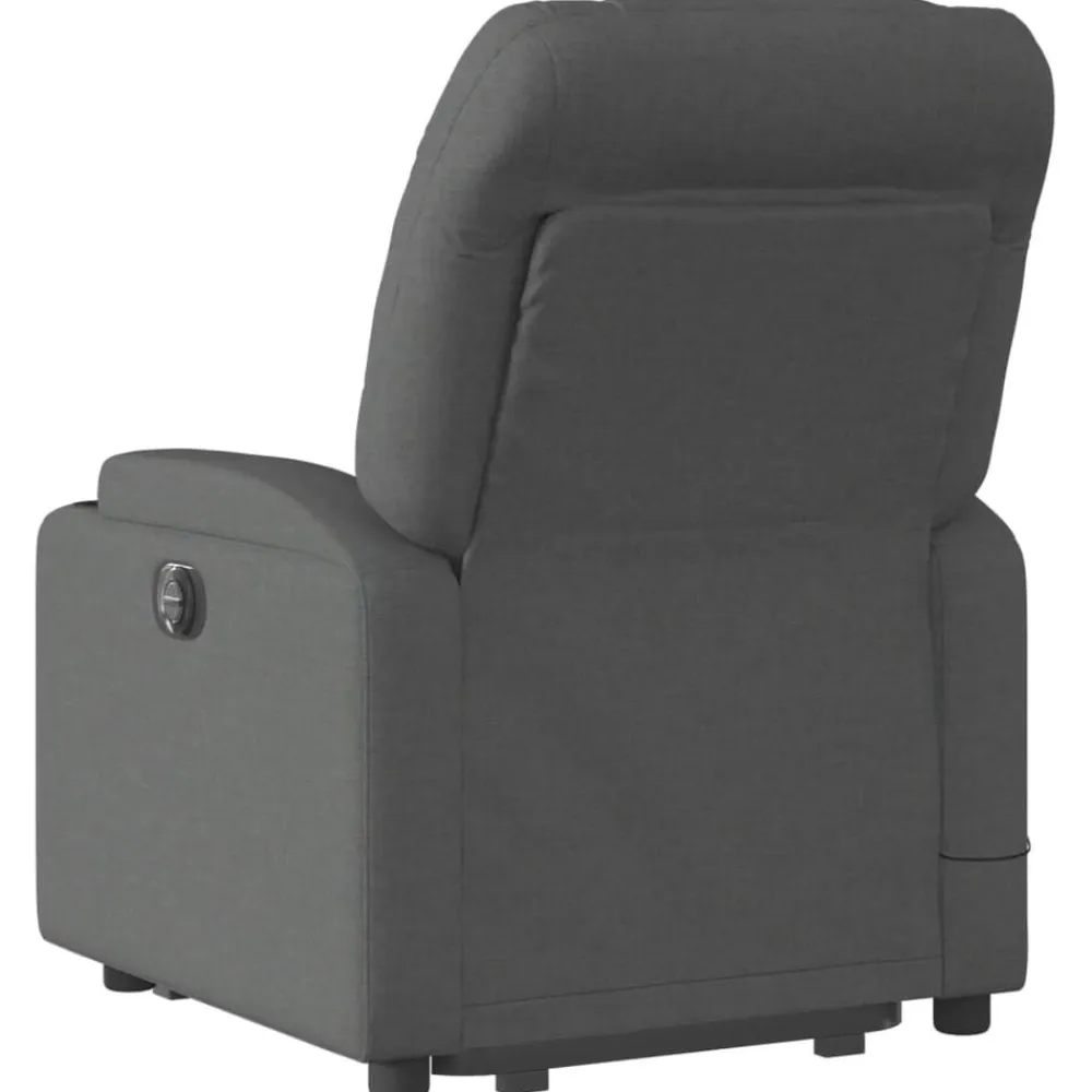 vidaXL Sillas-Sillón de masaje eléctrico reclinable elevable tela