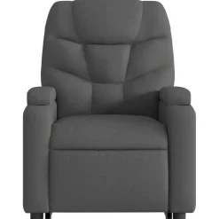 vidaXL Sillas-Sillón de masaje eléctrico reclinable elevable tela
