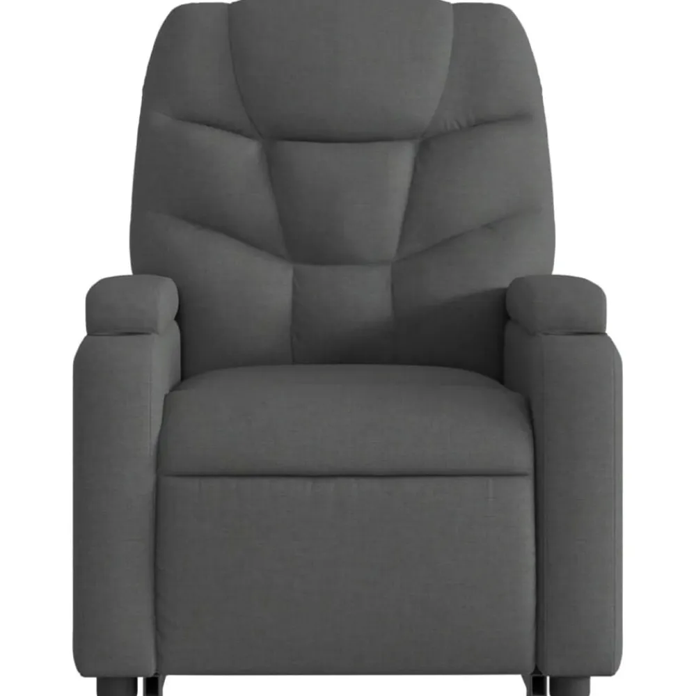 vidaXL Sillas-Sillón de masaje eléctrico reclinable elevable tela