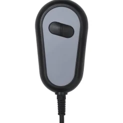 vidaXL Sillón de masaje eléctrico tela Gris oscuro Best