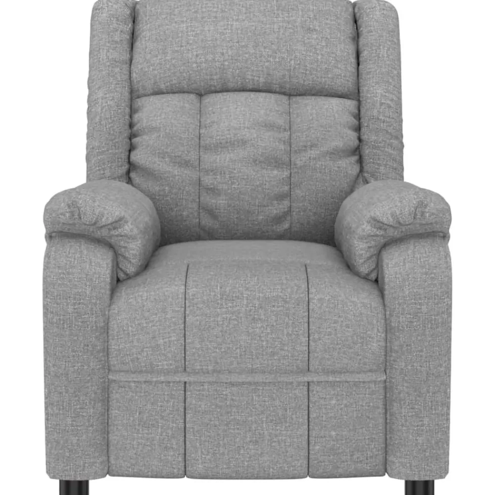vidaXL Sillas-Sillón de masaje eléctrico tela