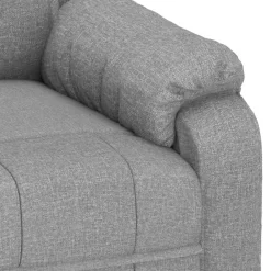 vidaXL Sillas-Sillón de masaje eléctrico tela