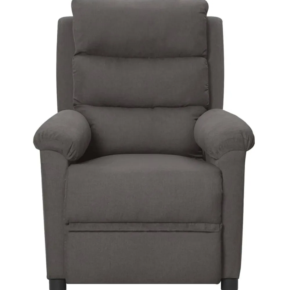 vidaXL Sillas-Sillón de masaje eléctrico tela