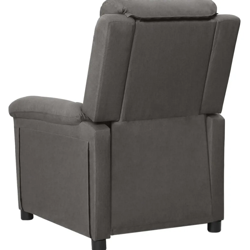 vidaXL Sillas-Sillón de masaje eléctrico tela