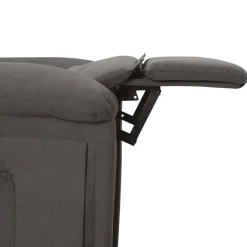 vidaXL Sillas-Sillón de masaje eléctrico tela