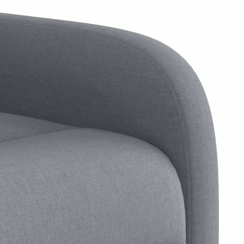 vidaXL Sillas-Sillón de masaje eléctrico reclinable elevable tela