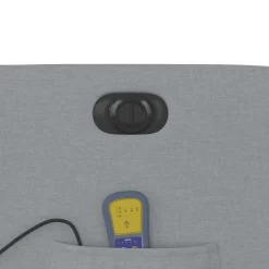 vidaXL Sillas-Sillón de masaje eléctrico reclinable elevable tela