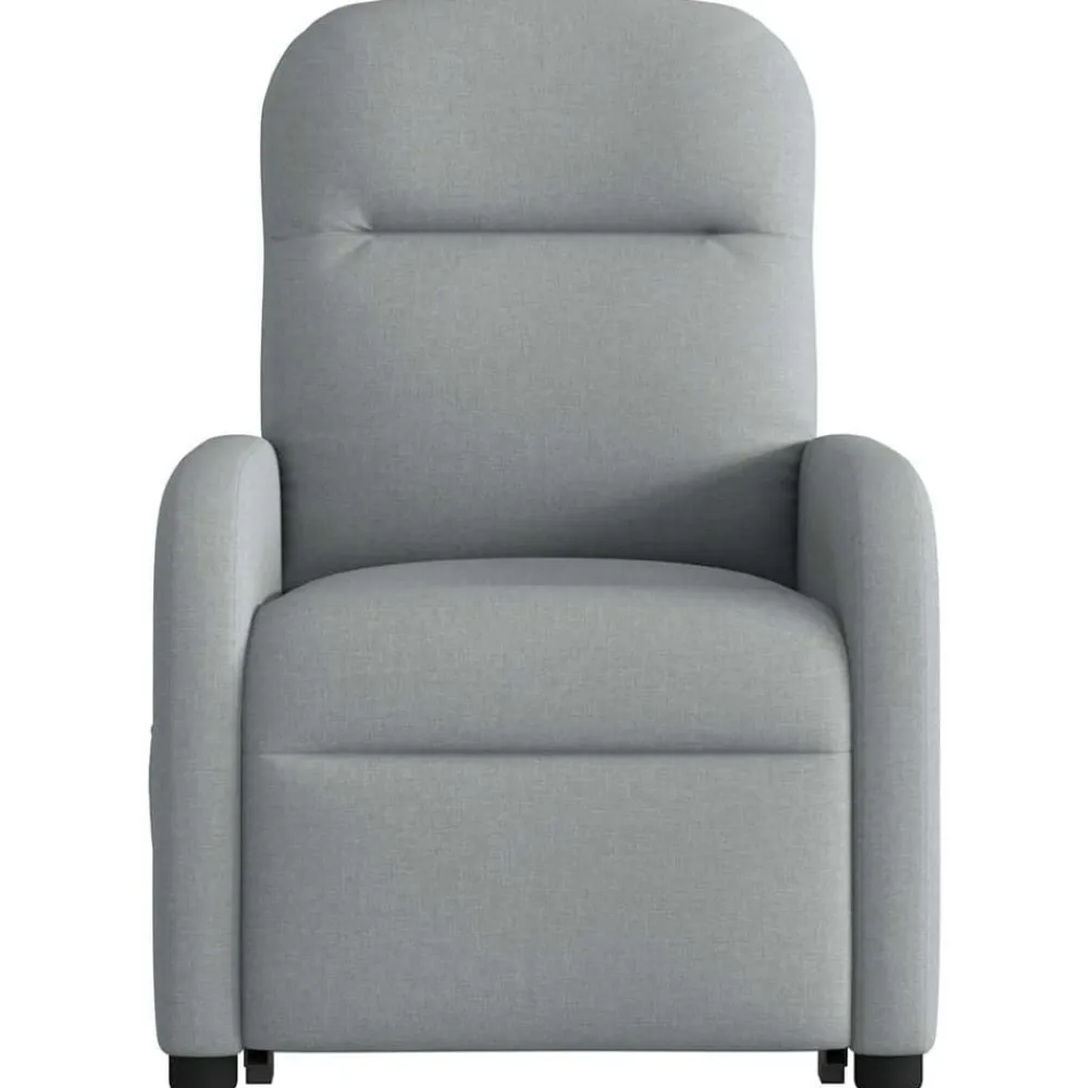 vidaXL Sillas-Sillón de masaje eléctrico reclinable elevable tela
