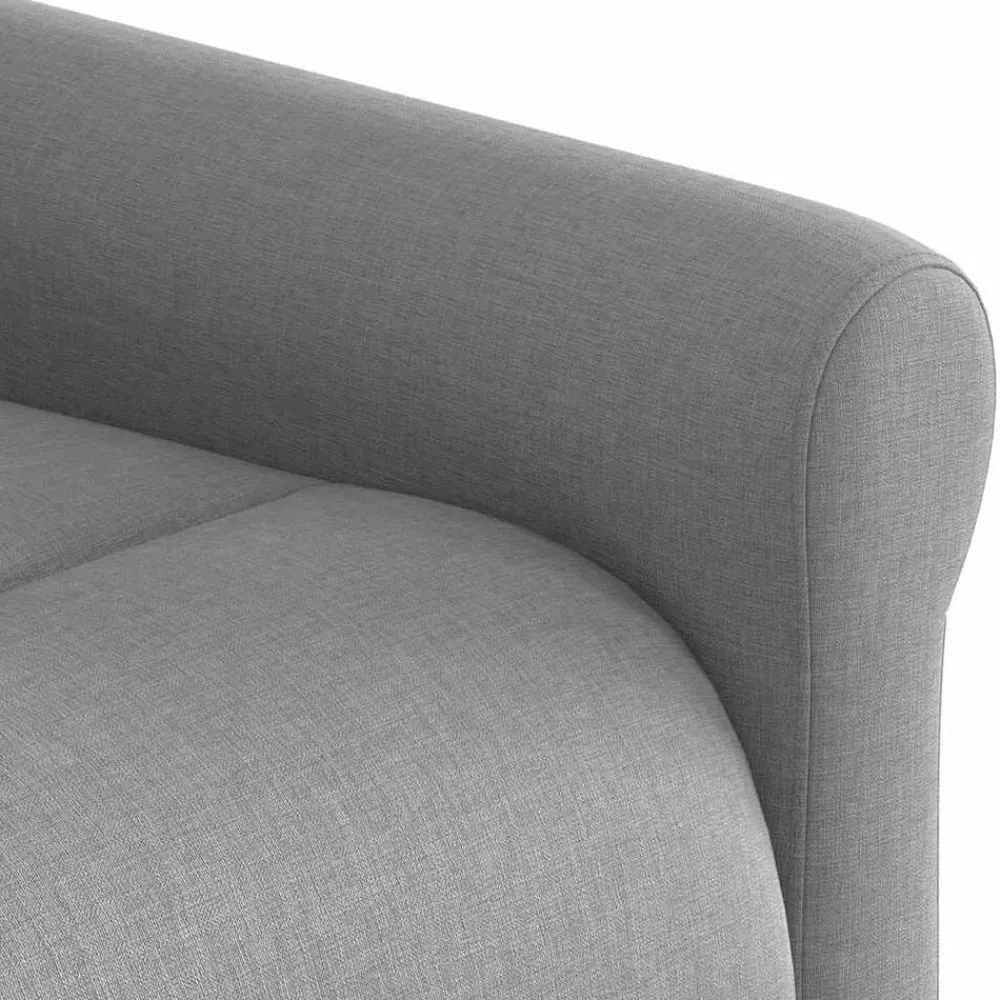 vidaXL Sillas-Sillón de masaje eléctrico reclinable elevable tela