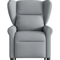 vidaXL Sillas-Sillón de masaje eléctrico reclinable elevable tela