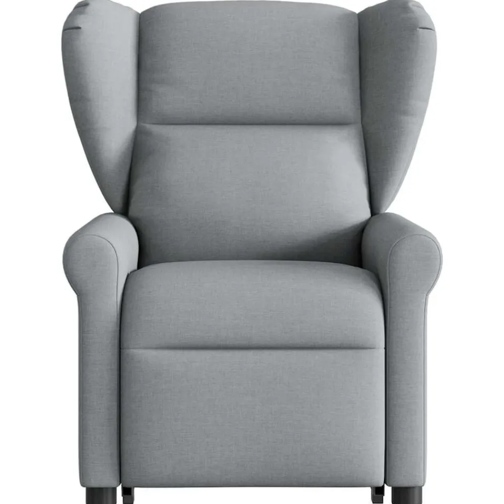 vidaXL Sillas-Sillón de masaje eléctrico reclinable elevable tela