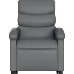vidaXL Sillas-Sillón de masaje elevable eléctrico cuero sintético