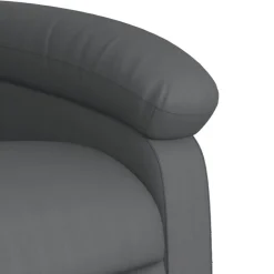 vidaXL Sillas-Sillón de masaje elevable eléctrico cuero sintético