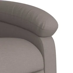 vidaXL Sillón de masaje eléctrico reclinable elevable tela Taupé Clearance