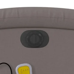 vidaXL Sillón de masaje eléctrico reclinable elevable tela Taupé Clearance