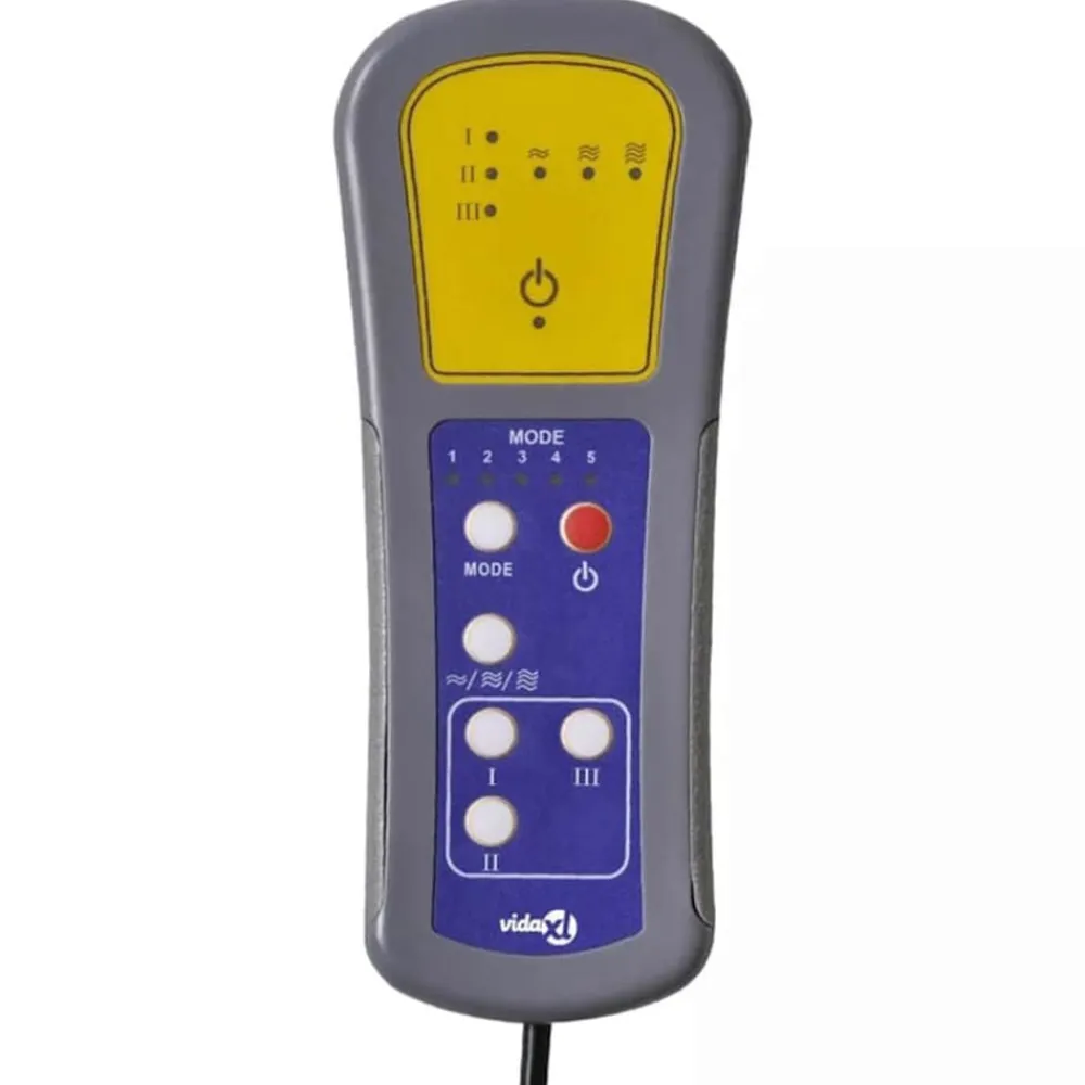 vidaXL Sillas-Sillón de masaje eléctrico reclinable elevable tela