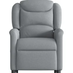 vidaXL Sillas-Sillón de masaje eléctrico reclinable elevable tela