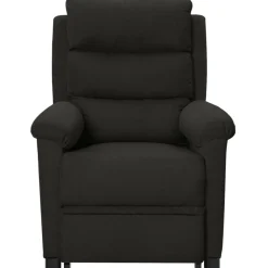 vidaXL Sillón de masaje elevable tela Negro Best