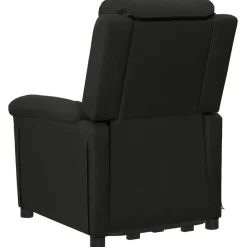 vidaXL Sillón de masaje elevable tela Negro Best