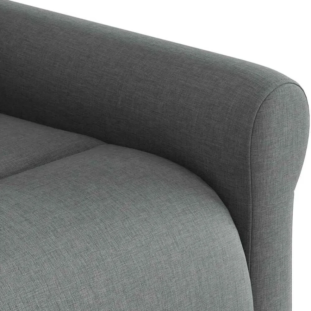 vidaXL Sillón de masaje eléctrico reclinable elevable tela Gris oscuro Sale