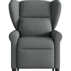 vidaXL Sillón de masaje eléctrico reclinable elevable tela Gris oscuro Sale