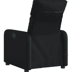 vidaXL Sillas-Sillón de masaje reclinable eléctrico cuero sintético