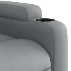vidaXL Sillas-Sillón de masaje reclinable de pie de tela