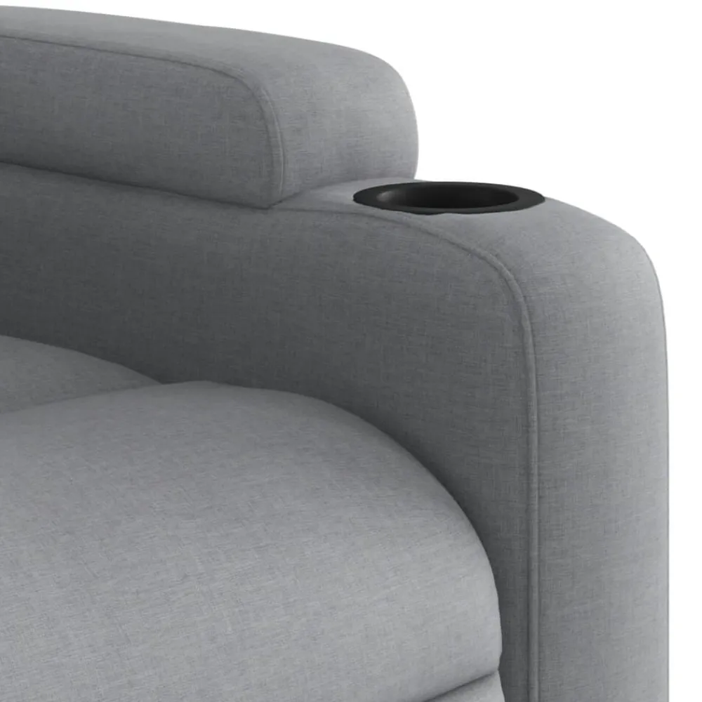 vidaXL Sillas-Sillón de masaje reclinable de pie de tela