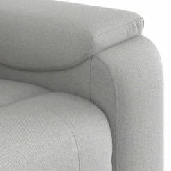 vidaXL Sillón de masaje reclinable de tela gris nube Best