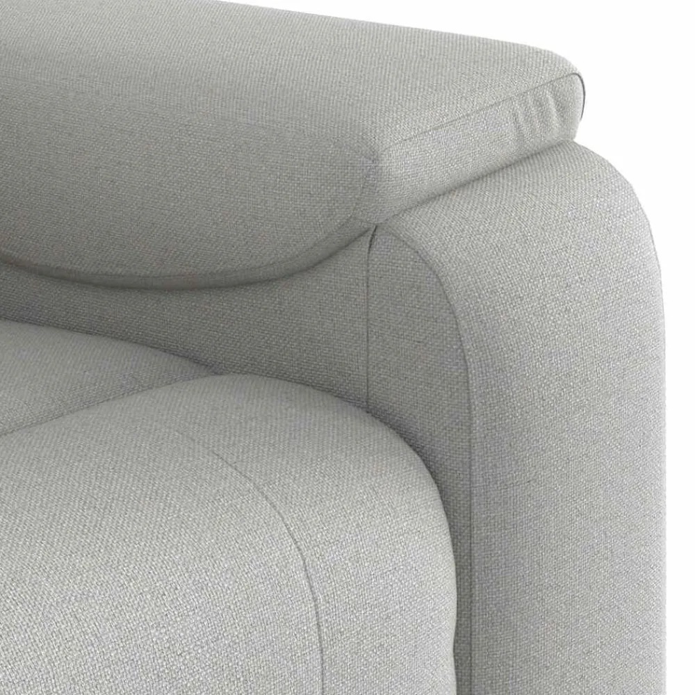 vidaXL Sillón de masaje reclinable de tela gris nube Best