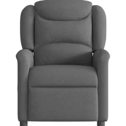 vidaXL Sillas-Sillón de masaje reclinable de tela