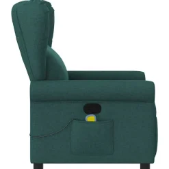 vidaXL Sillas-Sillón de masaje reclinable de tela